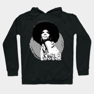 Diana Ross \ Vintage Black White Hoodie